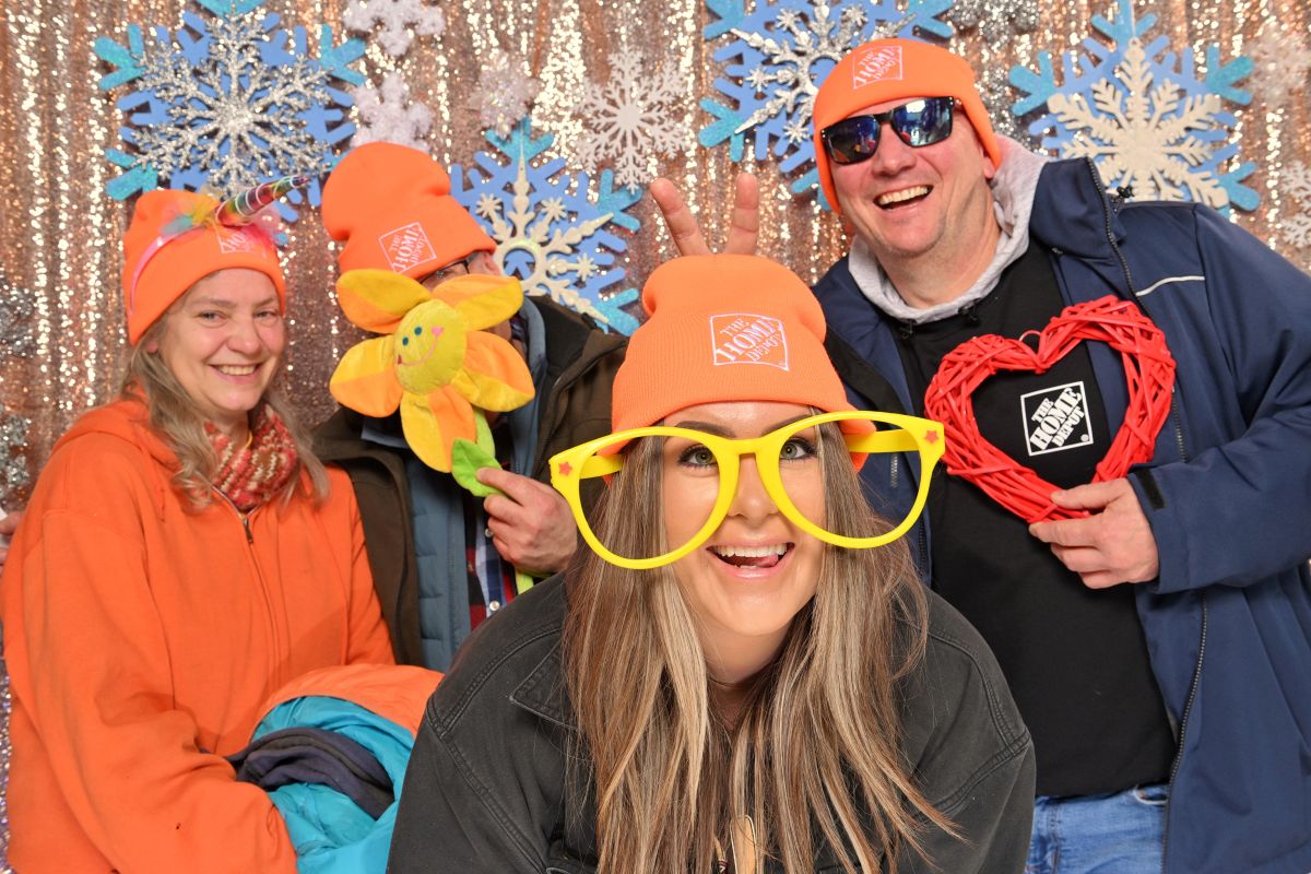 The Home Depot gang were a hoot and added so much fun to our event!