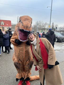 Mayor McCabe made a new friend!!