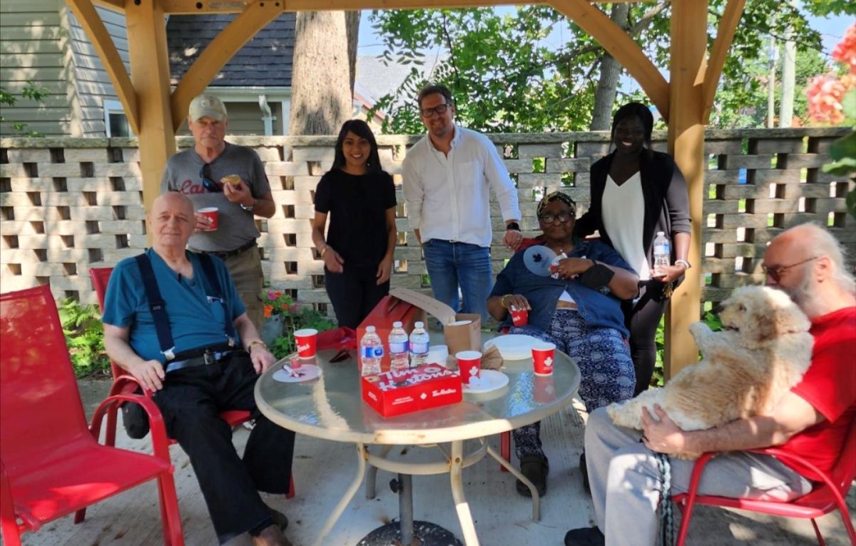 Waterloo's Member of Parliament, Bardish Chagger, enjoyed a coffee time session with residents and staff.