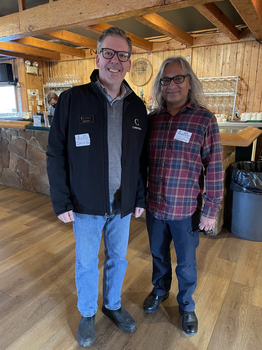 Debashis Dutta and David Brown from Conestoga College. Debashis and David facilitate most of the student placements at SHOW